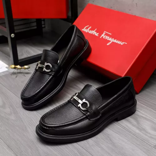 Salvatore Ferragamo Leather Shoes For Men #1318399 $100.00 USD, Wholesale Replica Salvatore Ferragamo Leather Shoes