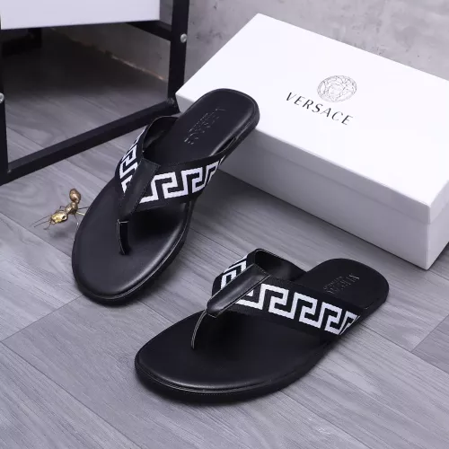 Replica Versace Slippers For Men #1318411 $42.00 USD for Wholesale