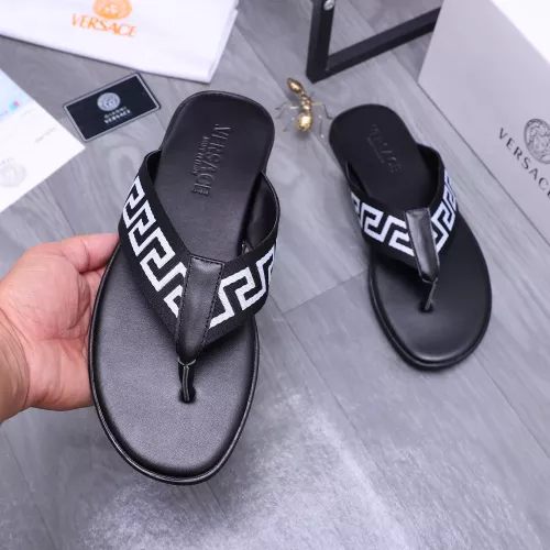 Replica Versace Slippers For Men #1318411 $42.00 USD for Wholesale