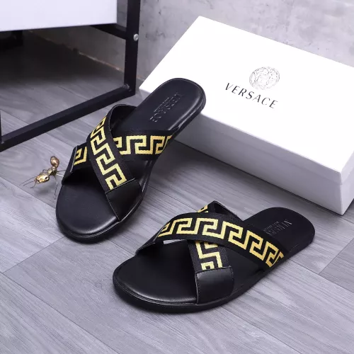 Replica Versace Slippers For Men #1318414 $42.00 USD for Wholesale