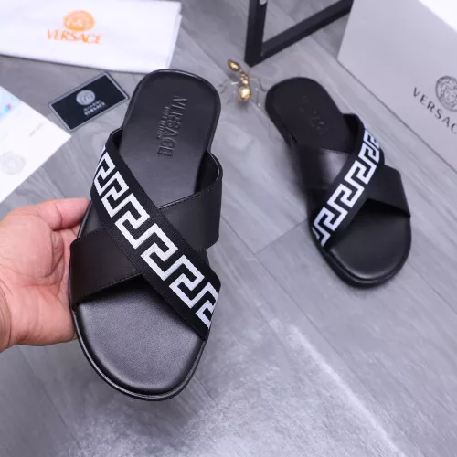 Replica Versace Slippers For Men #1318415 $42.00 USD for Wholesale