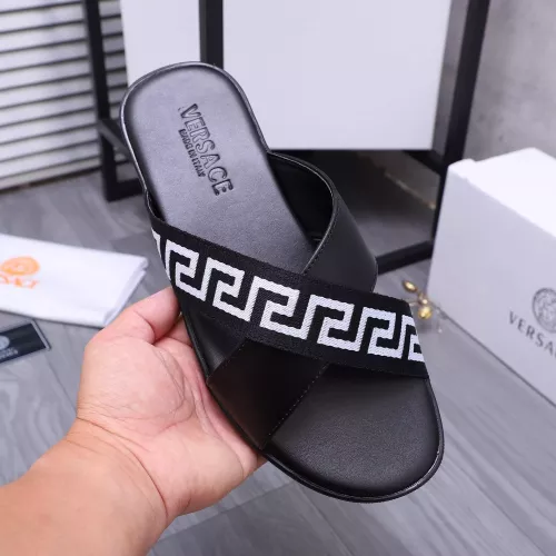 Replica Versace Slippers For Men #1318415 $42.00 USD for Wholesale