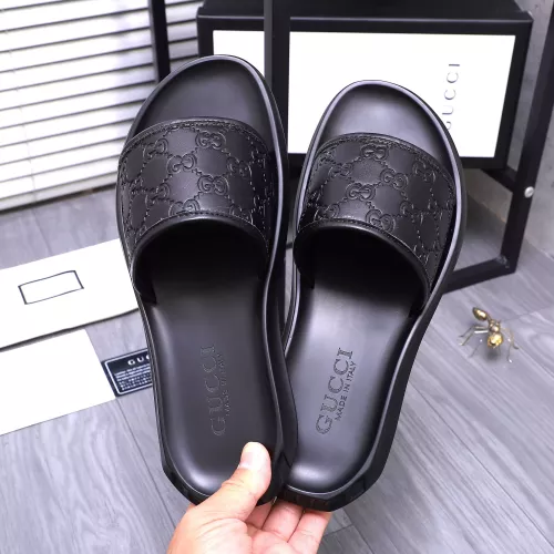 Replica Gucci Slippers For Men #1318422 $45.00 USD for Wholesale