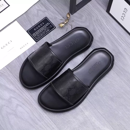 Replica Gucci Slippers For Men #1318423 $45.00 USD for Wholesale