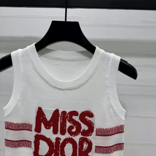 Replica Christian Dior T-Shirts Sleeveless For Women #1318429 $80.00 USD for Wholesale