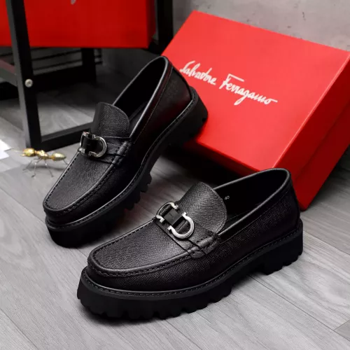 Salvatore Ferragamo Leather Shoes For Men #1318436