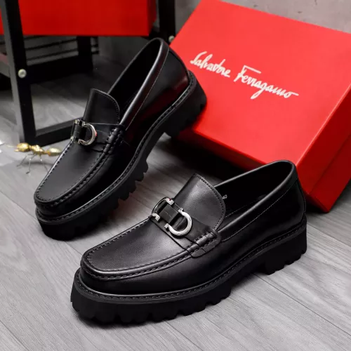 Salvatore Ferragamo Leather Shoes For Men #1318438