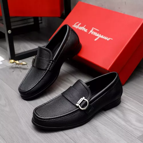 Salvatore Ferragamo Leather Shoes For Men #1318444 $88.00 USD, Wholesale Replica Salvatore Ferragamo Leather Shoes