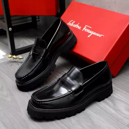 Salvatore Ferragamo Leather Shoes For Men #1318450 $88.00 USD, Wholesale Replica Salvatore Ferragamo Leather Shoes