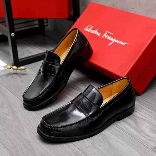 Salvatore Ferragamo Leather Shoes For Men #1318452 $88.00 USD, Wholesale Replica Salvatore Ferragamo Leather Shoes