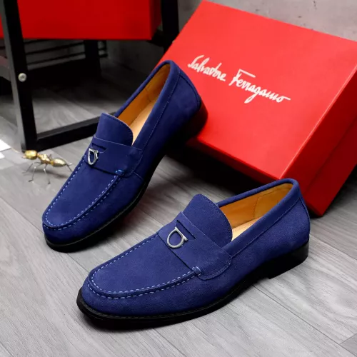 Salvatore Ferragamo Leather Shoes For Men #1318459