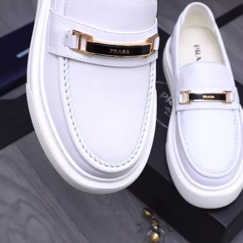 Replica Prada Leather Shoes For Men #1318460 $96.00 USD for Wholesale