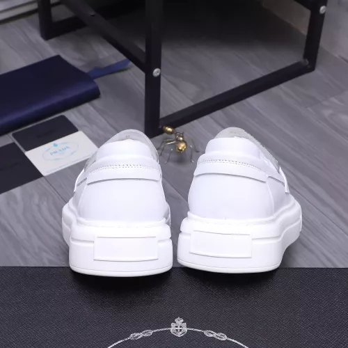 Replica Prada Leather Shoes For Men #1318460 $96.00 USD for Wholesale