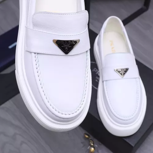 Replica Prada Leather Shoes For Men #1318464 $96.00 USD for Wholesale