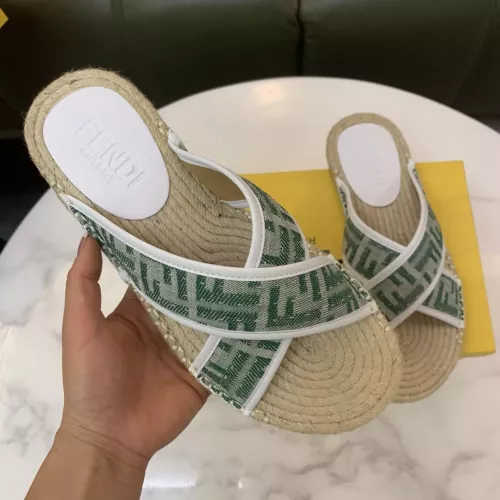 Replica Fendi Slippers For Men #1318476 $60.00 USD for Wholesale