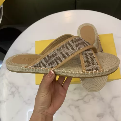 Replica Fendi Slippers For Men #1318477 $60.00 USD for Wholesale