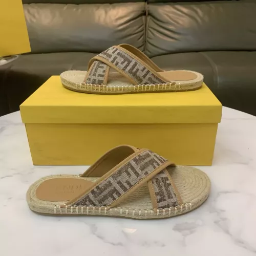 Replica Fendi Slippers For Men #1318477 $60.00 USD for Wholesale
