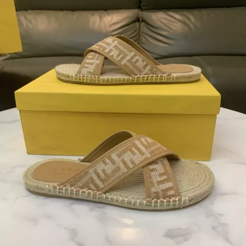 Replica Fendi Slippers For Men #1318478 $60.00 USD for Wholesale