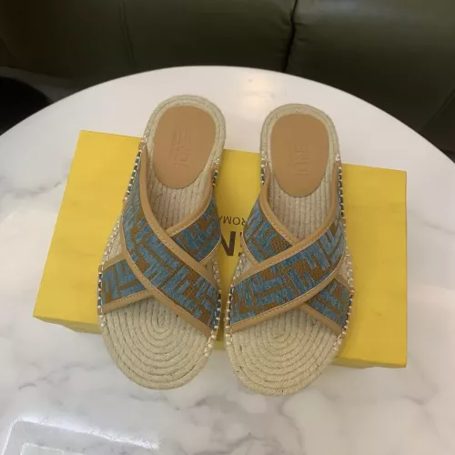 Replica Fendi Slippers For Men #1318480 $60.00 USD for Wholesale