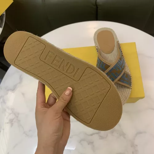 Replica Fendi Slippers For Men #1318480 $60.00 USD for Wholesale