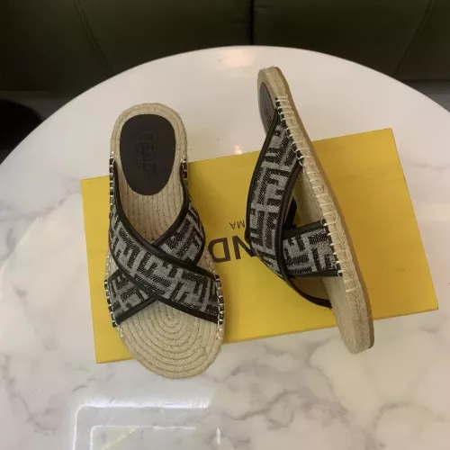 Replica Fendi Slippers For Men #1318482 $60.00 USD for Wholesale