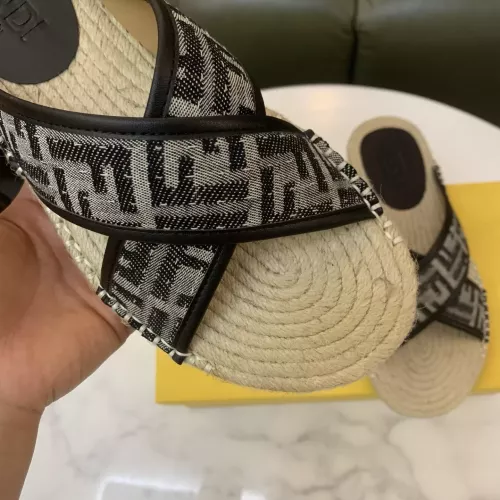 Replica Fendi Slippers For Men #1318482 $60.00 USD for Wholesale