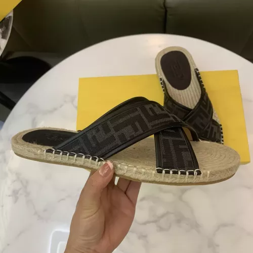 Replica Fendi Slippers For Men #1318483 $60.00 USD for Wholesale
