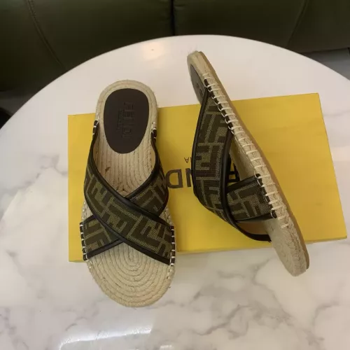 Replica Fendi Slippers For Men #1318484 $60.00 USD for Wholesale