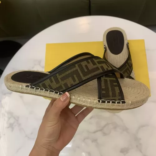Replica Fendi Slippers For Men #1318484 $60.00 USD for Wholesale