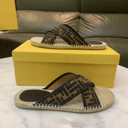 Replica Fendi Slippers For Men #1318485 $60.00 USD for Wholesale