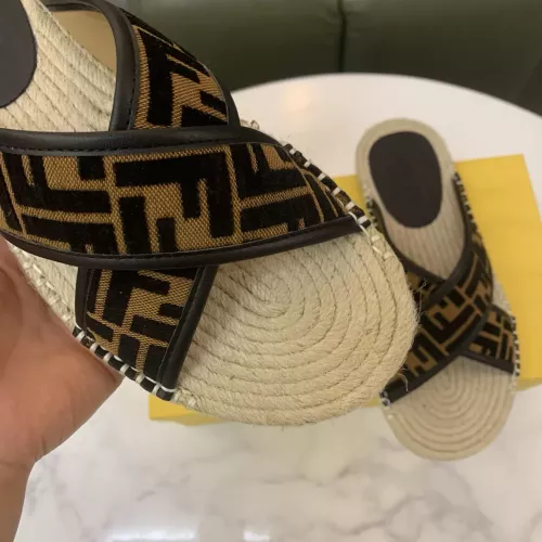Replica Fendi Slippers For Men #1318487 $60.00 USD for Wholesale
