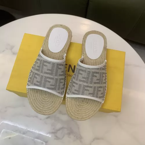 Replica Fendi Slippers For Men #1318488 $60.00 USD for Wholesale