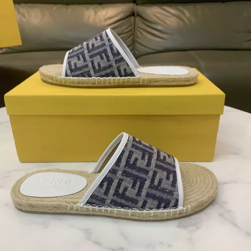 Replica Fendi Slippers For Men #1318489 $60.00 USD for Wholesale