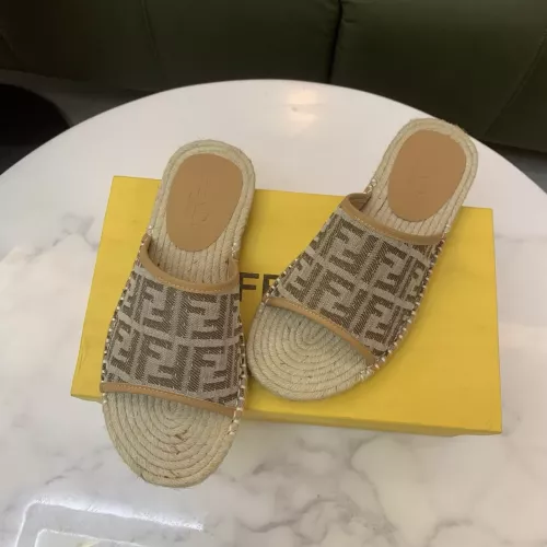 Replica Fendi Slippers For Men #1318492 $60.00 USD for Wholesale