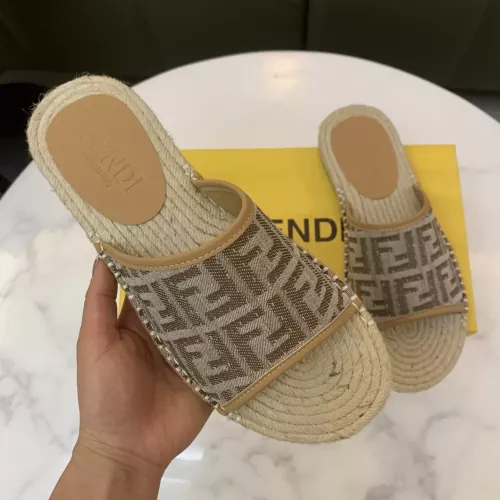 Replica Fendi Slippers For Men #1318492 $60.00 USD for Wholesale