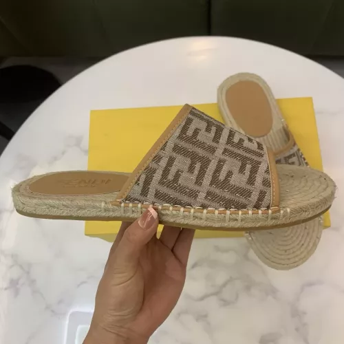 Replica Fendi Slippers For Men #1318492 $60.00 USD for Wholesale