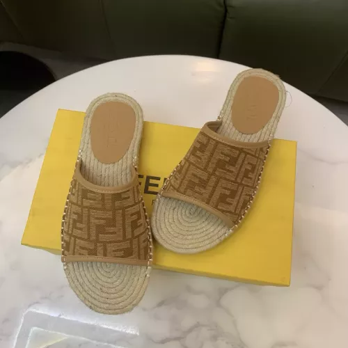 Replica Fendi Slippers For Men #1318493 $60.00 USD for Wholesale