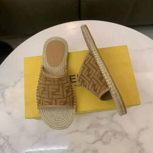Replica Fendi Slippers For Men #1318493 $60.00 USD for Wholesale