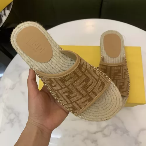 Replica Fendi Slippers For Men #1318493 $60.00 USD for Wholesale