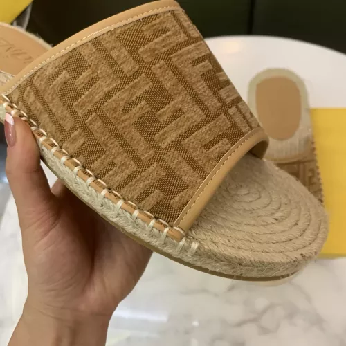 Replica Fendi Slippers For Men #1318493 $60.00 USD for Wholesale