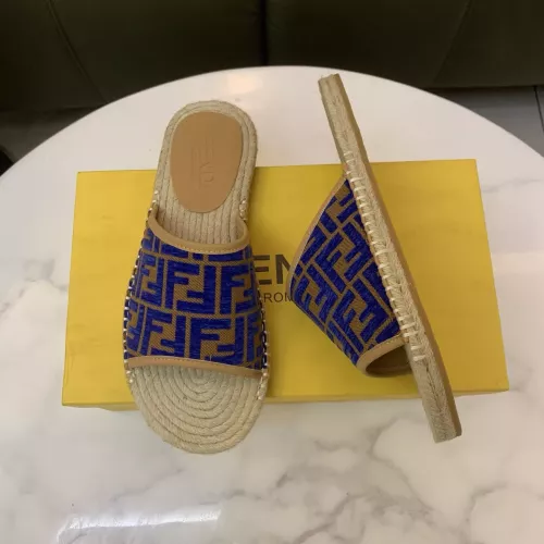 Replica Fendi Slippers For Men #1318495 $60.00 USD for Wholesale