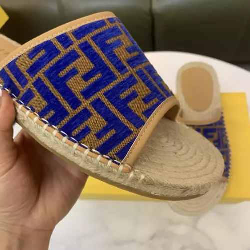 Replica Fendi Slippers For Men #1318495 $60.00 USD for Wholesale