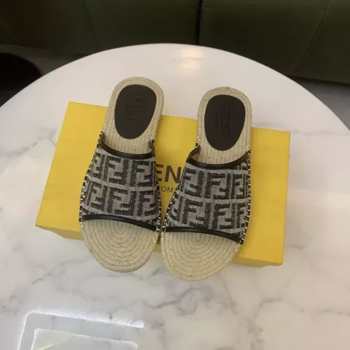 Replica Fendi Slippers For Men #1318497 $60.00 USD for Wholesale