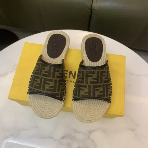 Replica Fendi Slippers For Men #1318498 $60.00 USD for Wholesale