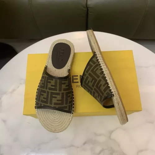 Replica Fendi Slippers For Men #1318498 $60.00 USD for Wholesale