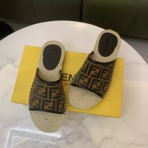 Replica Fendi Slippers For Men #1318499 $60.00 USD for Wholesale