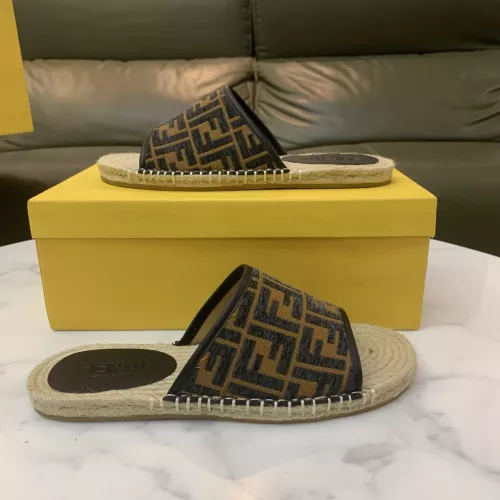 Replica Fendi Slippers For Men #1318499 $60.00 USD for Wholesale