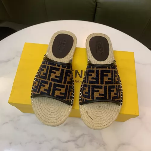 Replica Fendi Slippers For Men #1318500 $60.00 USD for Wholesale