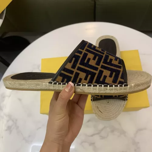 Replica Fendi Slippers For Men #1318500 $60.00 USD for Wholesale