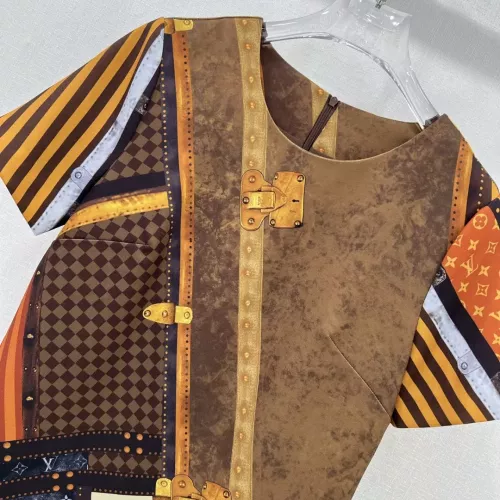 Replica Louis Vuitton LV Dresses Short Sleeved For Women #1318541 $108.00 USD for Wholesale